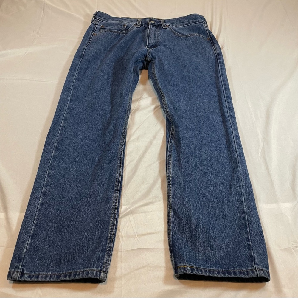 Levis 505 Regular Fit Jeans Mens 34x29 Medium Wash Blue Denim 00505-4891